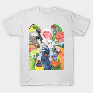 All my parrot watercolor T-Shirt